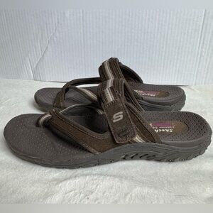 Skechers Dark Brown Strappy Sandals
